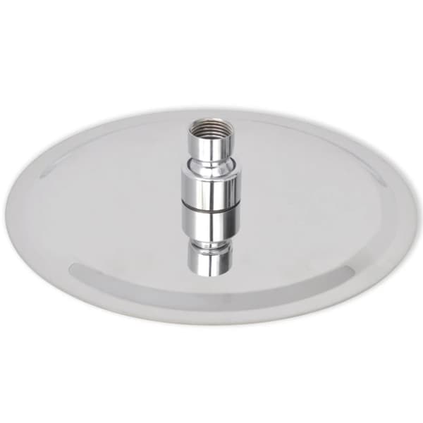 vidaXL brusehoved rainshower-funktion 2 stk. rustfrit stål Ø 20 cm -  Brusehoveder