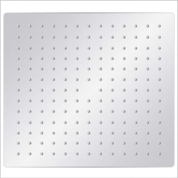 vidaXL regnbrusehoved 30x30 cm firkantet rustfrit stål 304 -  Brusehoveder