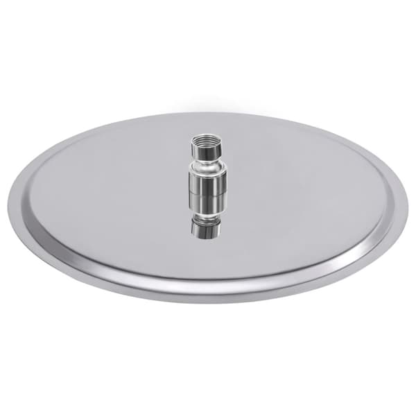 The Living Store regnbrusehoved 30 cm rund rustfrit stål 304 -  Brusehoveder