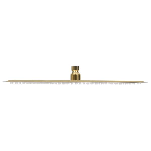 Regnbrusehoved 40 cm rund rustfrit stål guldfarvet - Brusehoved - Brusehoveder - Home & Living