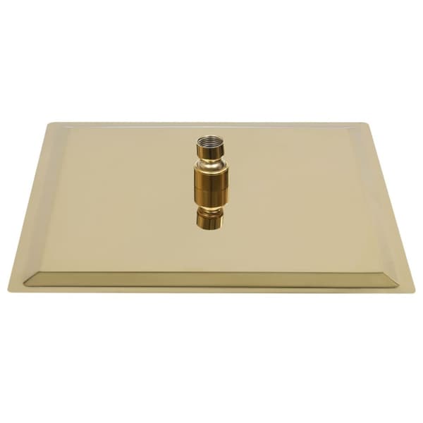 Takduschhuvud rostfritt stål 30x30 cm fyrkantigt guld - Duschhuvud - Dusch Huvud - Home & Living