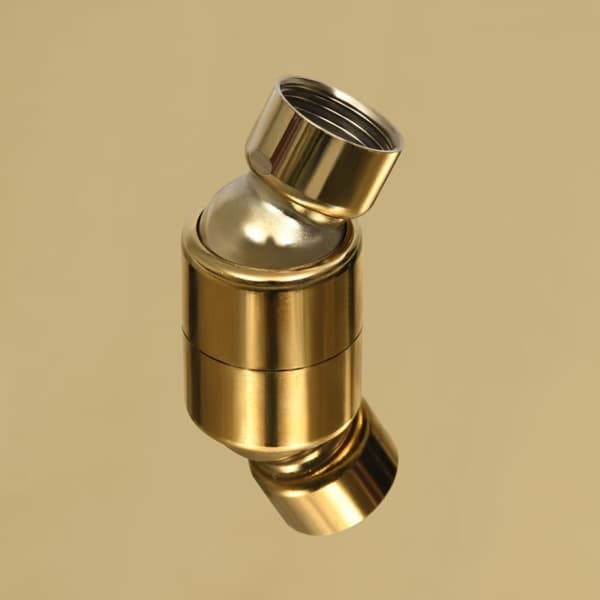 Takduschhuvud rostfritt stål 30x30 cm fyrkantigt guld - Duschhuvud - Dusch Huvud - Home & Living