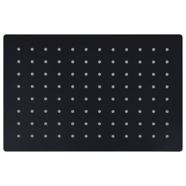 Sade suihkupää ruostumaton teräs 30x20 cm suorakaide musta - Suihkupää - Suihkupäät - Home & Living