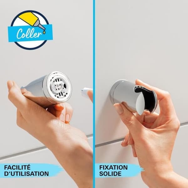 Duschset med 2-jets duschhuvud, stöd och flexibel slang - GROHE Vitalio Comfort 110 263992431 - Enkelt val - Vattenbesparande