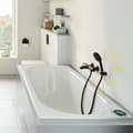 Miniatyrbild 2 av 9: Duschset med 2-jets duschhuvud, stöd och flexibel slang - GROHE Vitalio Comfort 110 263992431 - Enkelt val - Vattenbesparande