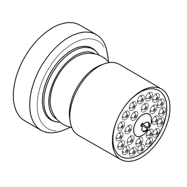 Dusch - Grohe - Relexa 50 - Normal jet - Antibrännskydd - Krom