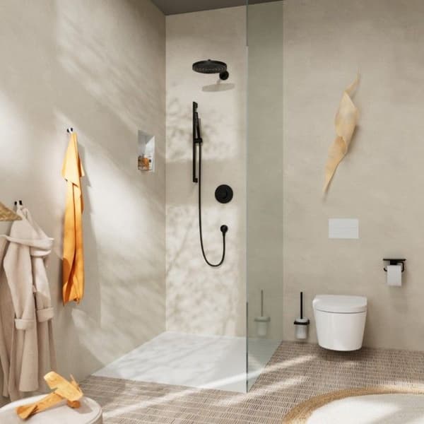 HANSGROHE Pulsify S 100 EcoSmart duschhuvud mattsvart