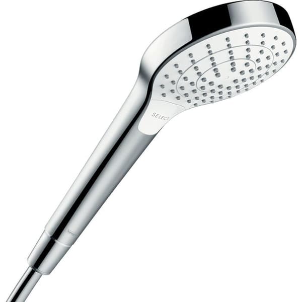 Handdusch - Hansgrohe - Croma Select S Vario - Intensiv stråle - EcoSmart 9l/min - Vit/Krom