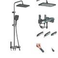 Miniatyrbild 1 av 2: Digitalt Duschset med Auto-Termostatkontroll, Justerbar Höjd 100cm-138cm,typ A