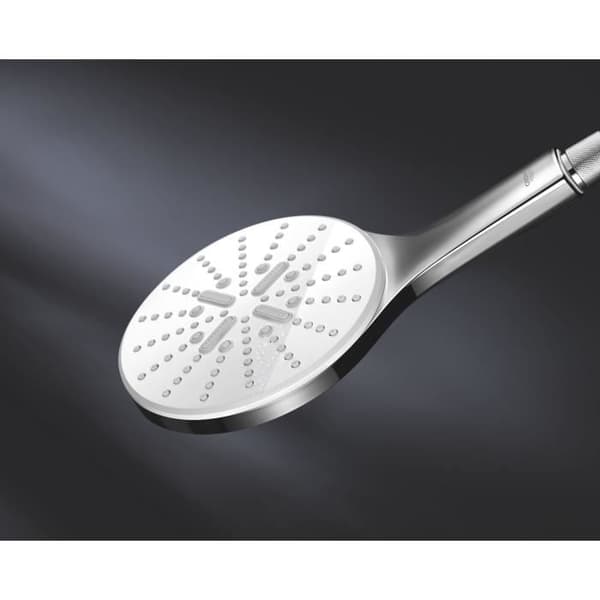3-jet handdusch - GROHE - Vitalio SmartActive 150 - Vit sprayyta - Vattenbesparande - Krom