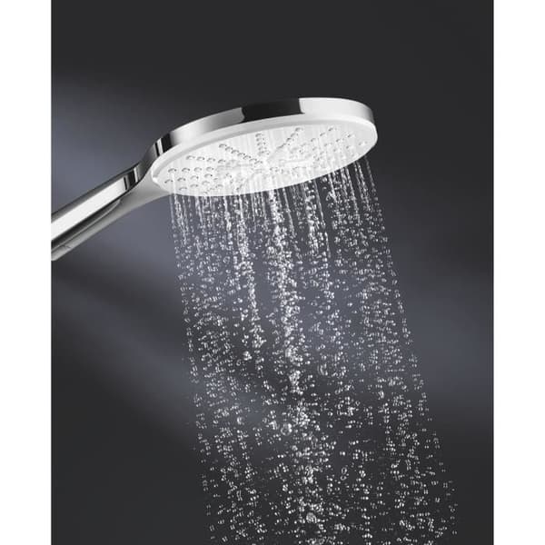 3-jet handdusch - GROHE - Vitalio SmartActive 150 - Vit sprayyta - Vattenbesparande - Krom
