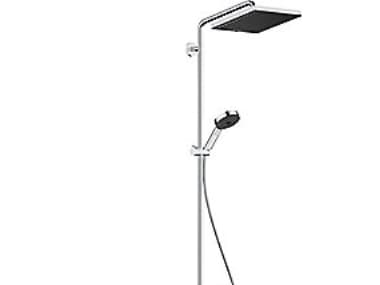 HG Duschrör med termostat - 260x260mm/1,6m slang, Ecosmart i krom