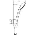 Miniatyrbild 2 av 2: HANSGROHE Porter'S Set 1,25 m - Croma Select S 110 Vario vit-krom