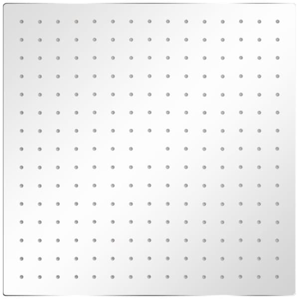 Regnduschhuvud 2 st rostfritt stål 40x40 cm
