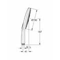 Miniatyrbild 2 av 4: Handdusch - Grohe - Rainshower SmartActive - 15cm - 3 strålar - Vit