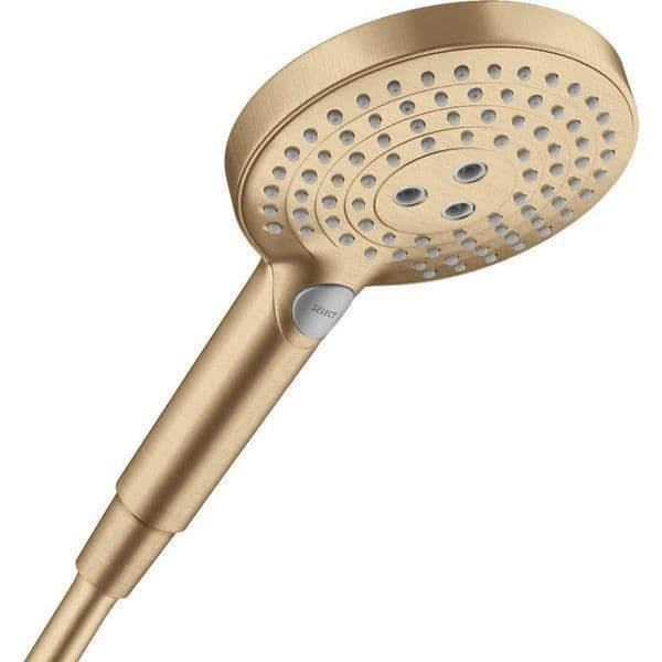 Handdusch - Hansgrohe - Raindance select s - 3 strålar - EcoSmart - Borstad brons