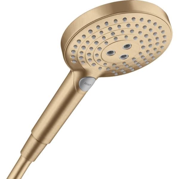 Handdusch - Hansgrohe - Raindance Select S - Brossé brons - 3 strålar - 15L/min flöde