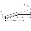 Miniatyrbild 5 av 5: hansgrohe Rainfinity 130 handdusch 3 munstycken Krom 2686400