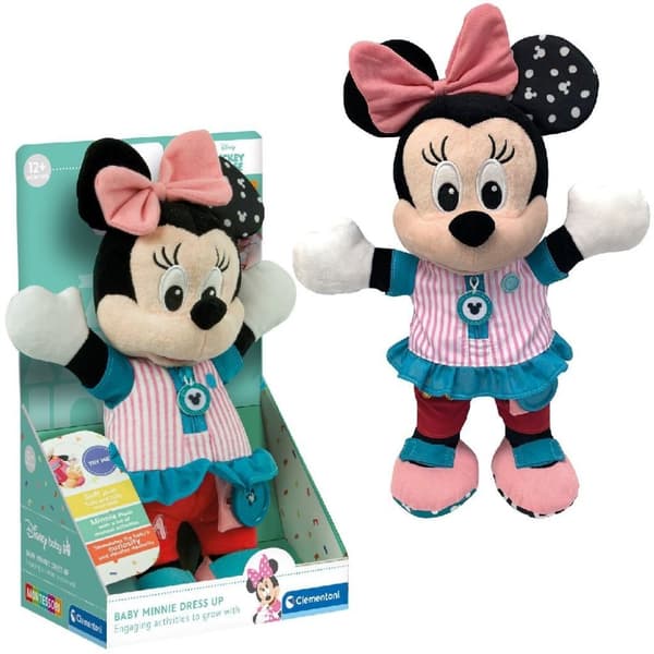 Clementoni Baby Disney Minnie Mouse Dress Up Plyslegetøj
