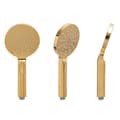 Miniatyrbillede 7 af 9: Luksus Guld Brusesæt med Anti-Kalk Teknologi & Justerbar Regndouche - Perfekt til Interiørdesign Entusiaster