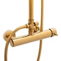 Miniatyrbillede 8 af 9: Luksus Guld Brusesæt med Anti-Kalk Teknologi & Justerbar Regndouche - Perfekt til Interiørdesign Entusiaster