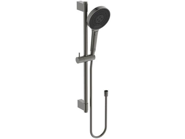 IDEAL STANDARD Idealrain Solos brusesæt med 3 strålefunktioner - Magnetic Grey - PVD Teknololgi