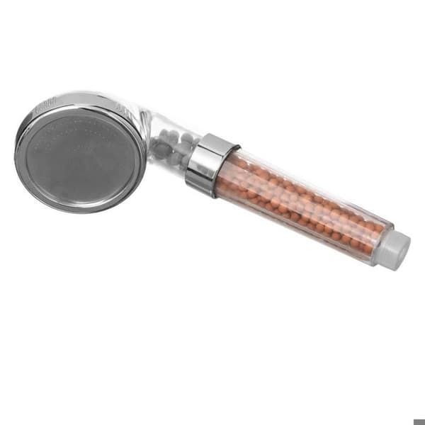 Duschhuvud - 5five - Transparent filtrerande - Vattenbesparing - Återuppladdningsbara kulor - ABS