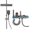 Miniatyrbillede 1 af 2: Brusesæt, Højdejusterbart, Elektroplateret Aluminium,4131