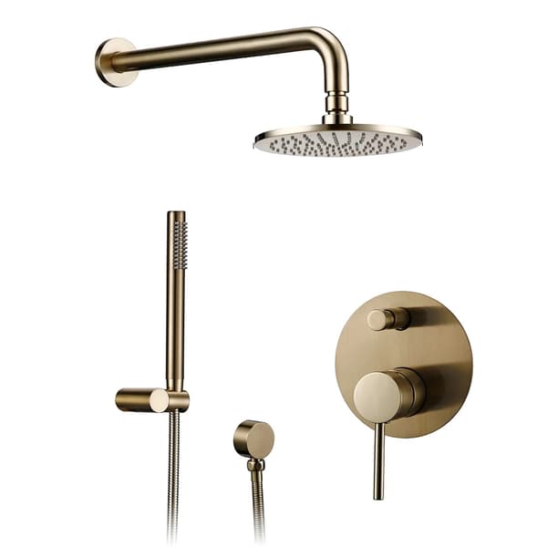 Brusesystem, luksuriøs guldfinish, premium messingmateriale,2309-8 tommer