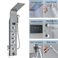 Miniatyrbillede 1 af 2: LED Badbruserarmatur, Flere Brusefunktioner, Realtidsvisning,Nickel 8009 A