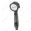 Miniatyrbild 1 av 4: TD® trycksatt duschhuvud Fyra hastigheter One-Touch Vattenavstängning Kraftfull Booster Smart Digital Display