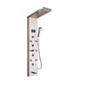 Miniatyrbillede 1 af 2: Brusepanel, LED digital skærm, 6 tilstande,Børstet 8009