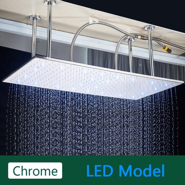 LED-sadetuskas, kattokiinnitteinen, älykäs vesivirtaohjattu,Kromi LED