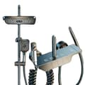 Miniatyrbillede 1 af 2: Badeværelse Bruserarmatur Sæt, Hydraulisk Digital Skærm, Højtryks Udløb,Grå