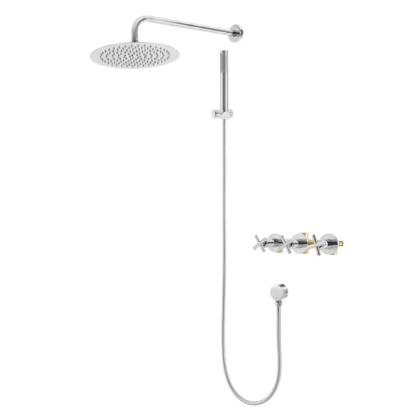 Moderna Duschset, Hållbar Konstruktion, Lyxig Regnupplevelse,Silver