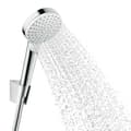 Miniatyrbild 2 av 4: Crometta väggfäste och Vario handduschset med 160 cm duschslang Vit/Krom - HANSGROHE