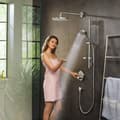 Miniatyrbild 5 av 6: hansgrohe Raindance Select S 120 3-spray PowderRain handdusch, krom, 26014000