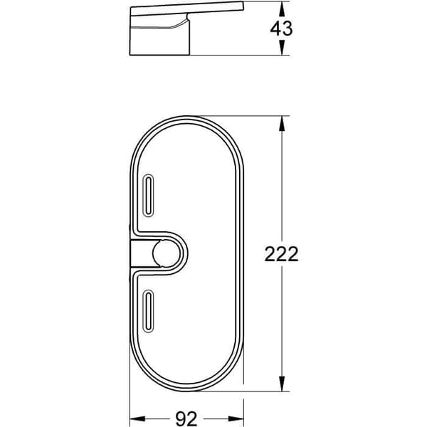 GROHE Tvålkopp för Vitalio Universal duschstång 27725000