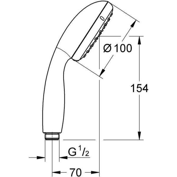 VITALIO START 100 2-jet handdusch - GROHE - 27946000