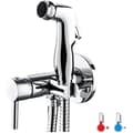 Miniatyrbild 1 av 4: GRIFEMA COMPLENTO-G154 Set med handdusch-WC med avstängningsventil, duschslang 1,5M - Duschsats för hygien i G15