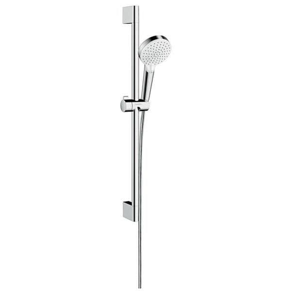 Crometta Vario EcoSmart / Unica'Croma duschset 0,65 m vit/krom - Hansgrohe
