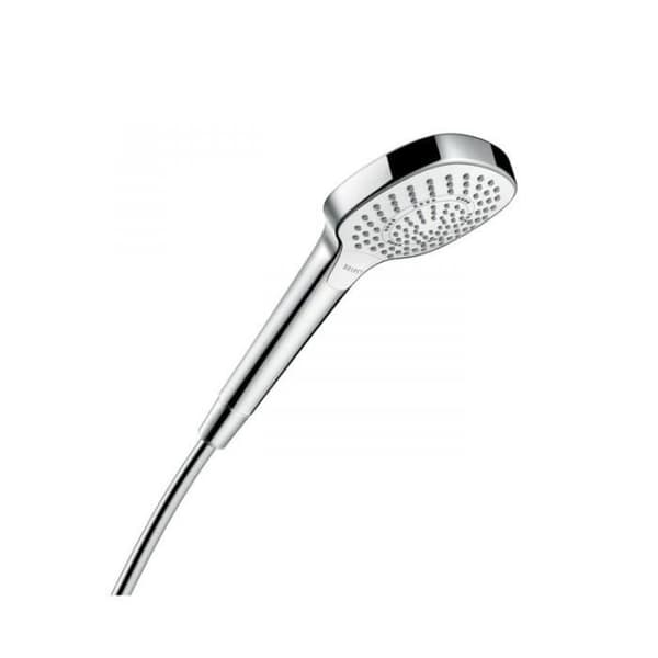 Duscharms - Handgrohe - Croma Select E 110 Multi - 3 strålar - Vit/Krom - Diameter 110 mm