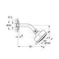Miniatyrbild 2 av 4: Grohe - Tempesta Cosmopolitan 100 Takdusch 4 munstycken, krom (27869001)