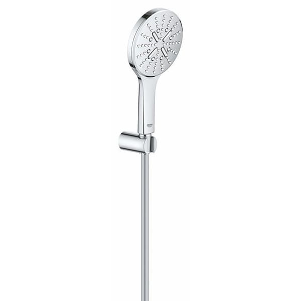 Duschset - GROHE - Rainshower SmartActive 130 - Reglerad flödeshastighet 8 l/min - 3 strålar - Rund form