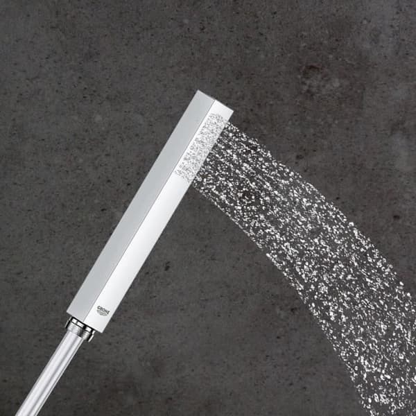 Duschtill - GROHE - Euphoria Cube Stick - Normal jet - Kompatibel med varmvattenberedare - Kromad