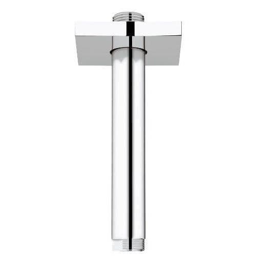 Vertikal duscharm - Grohe - 27485000 - Fyrkantig rosett 142 mm - Metall - Robust och hållbar design