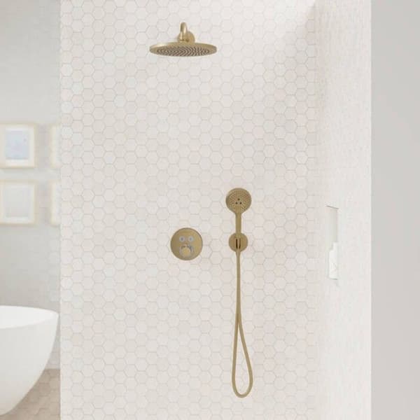 Handdusch - Hansgrohe - Raindance Select S - Brossé brons - 3 strålar - 15L/min flöde