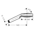 Miniatyrbild 4 av 5: Handdusch - Hansgrohe - Crometta 1 jet - Vattensparande 6l/min - Vit/Krom - EcoSmart