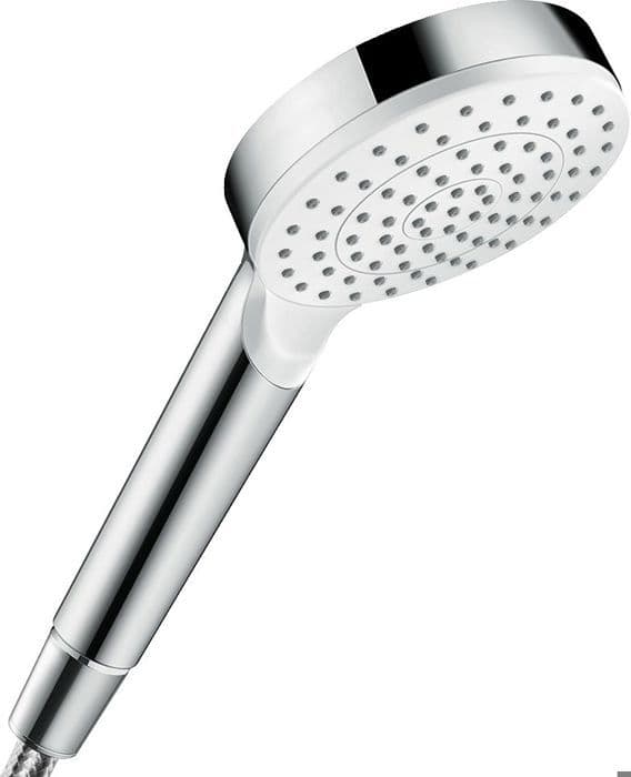 Handdusch - Hansgrohe - Crometta 1 jet - Vattensparande 6l/min - Vit/Krom - EcoSmart