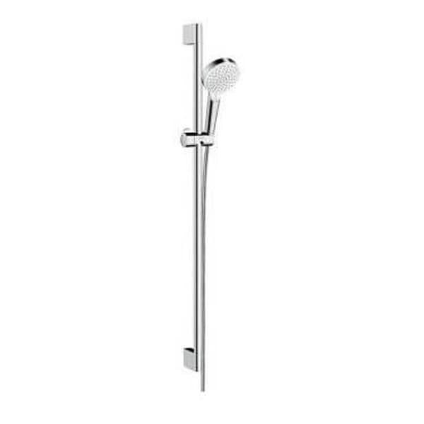 Duschset - HANSGROHE - Crometta Vario - 2 munstycken - Hög bar 0,90 m - QuickClean